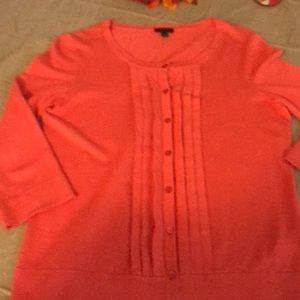 Melon color Talbots sweater size small